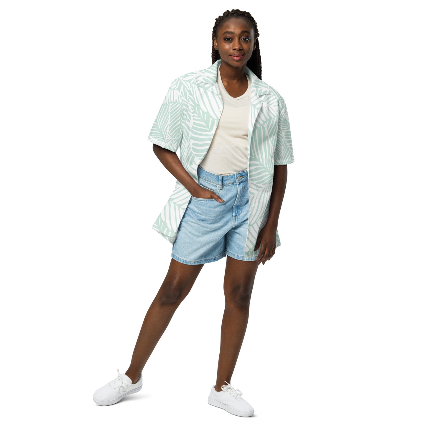 Sunset Green Hawaiian Unisex shirt