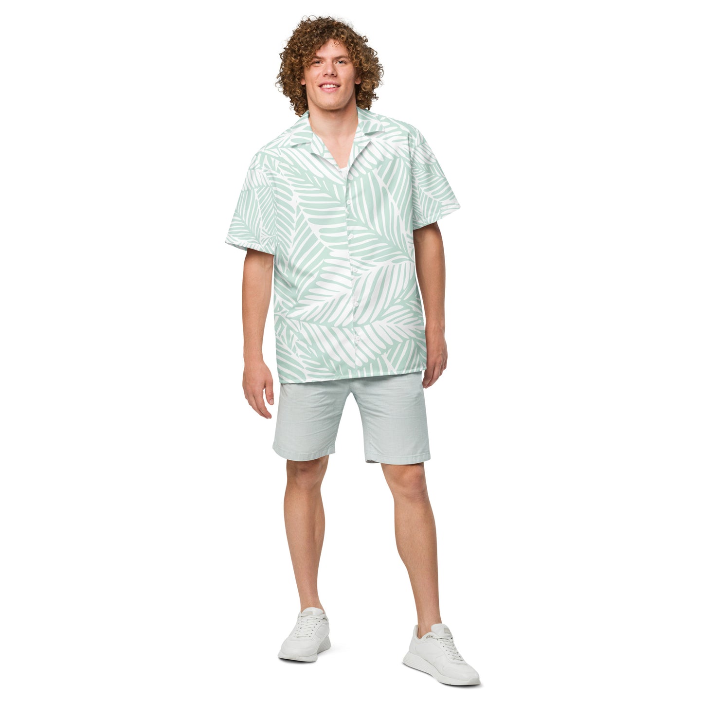 Sunset Green Hawaiian Unisex shirt