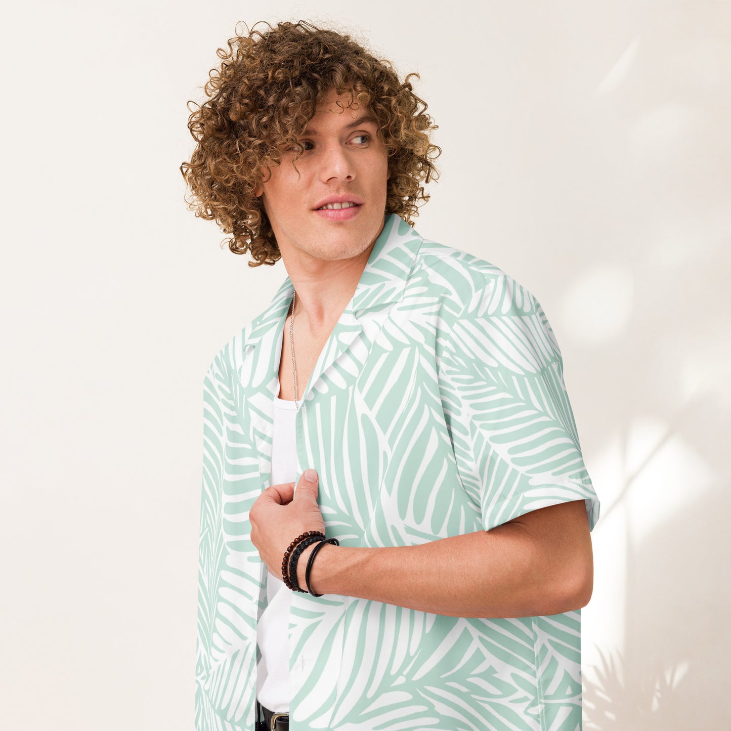 Sunset Green Hawaiian Unisex shirt