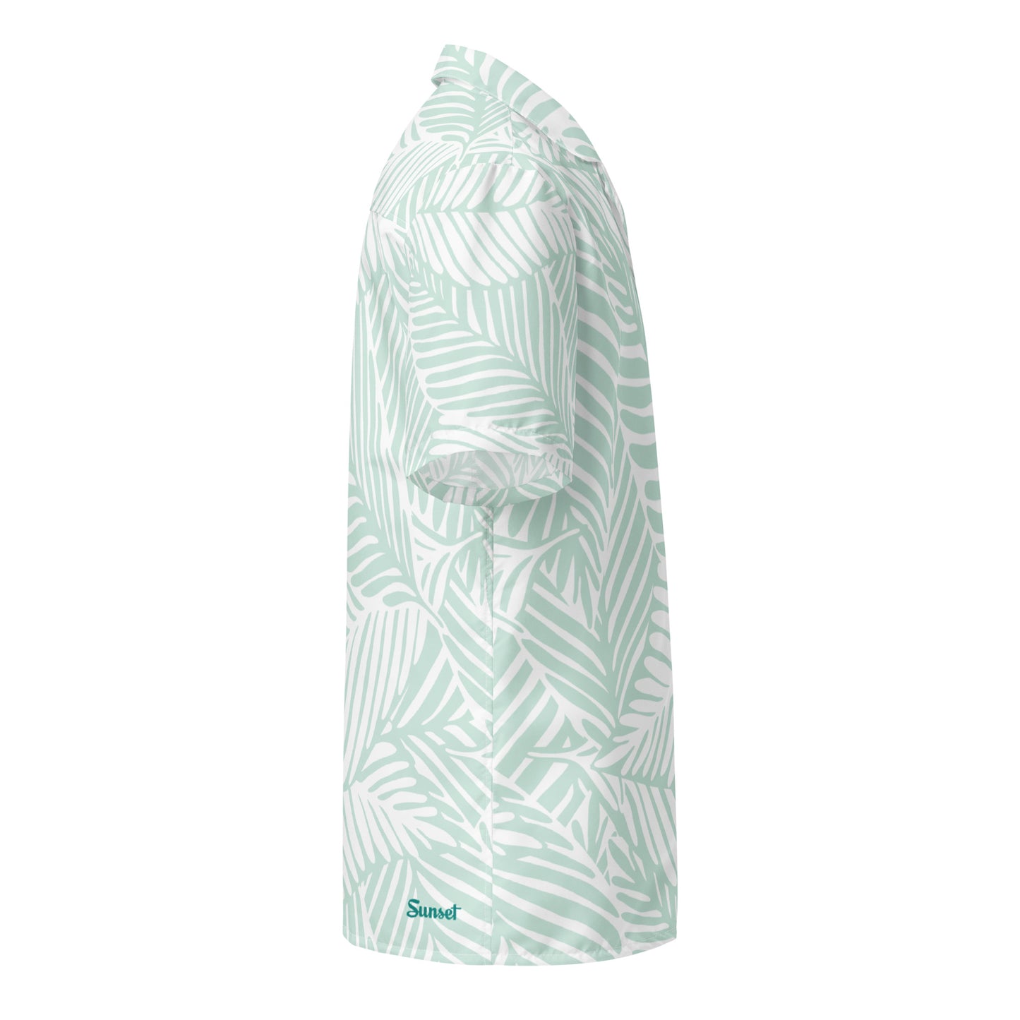 Sunset Green Hawaiian Unisex shirt