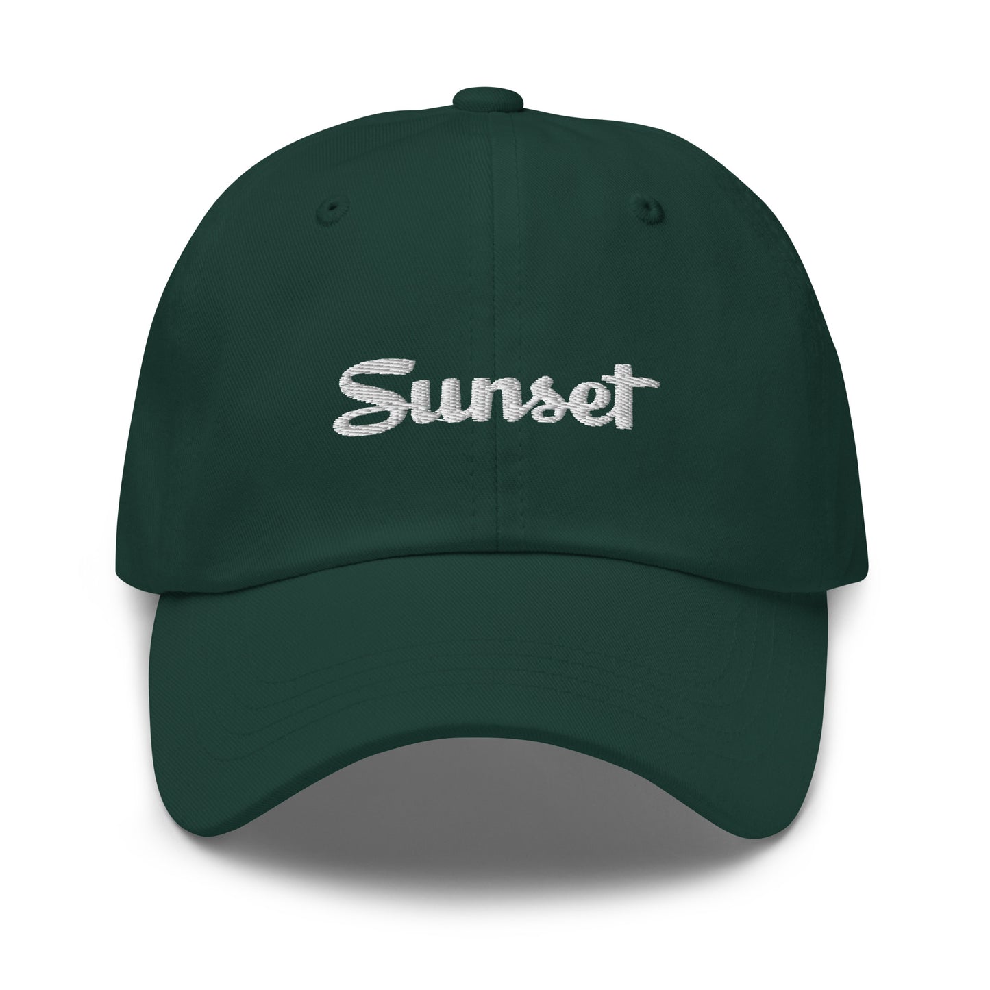 Sunset Green Dad hat
