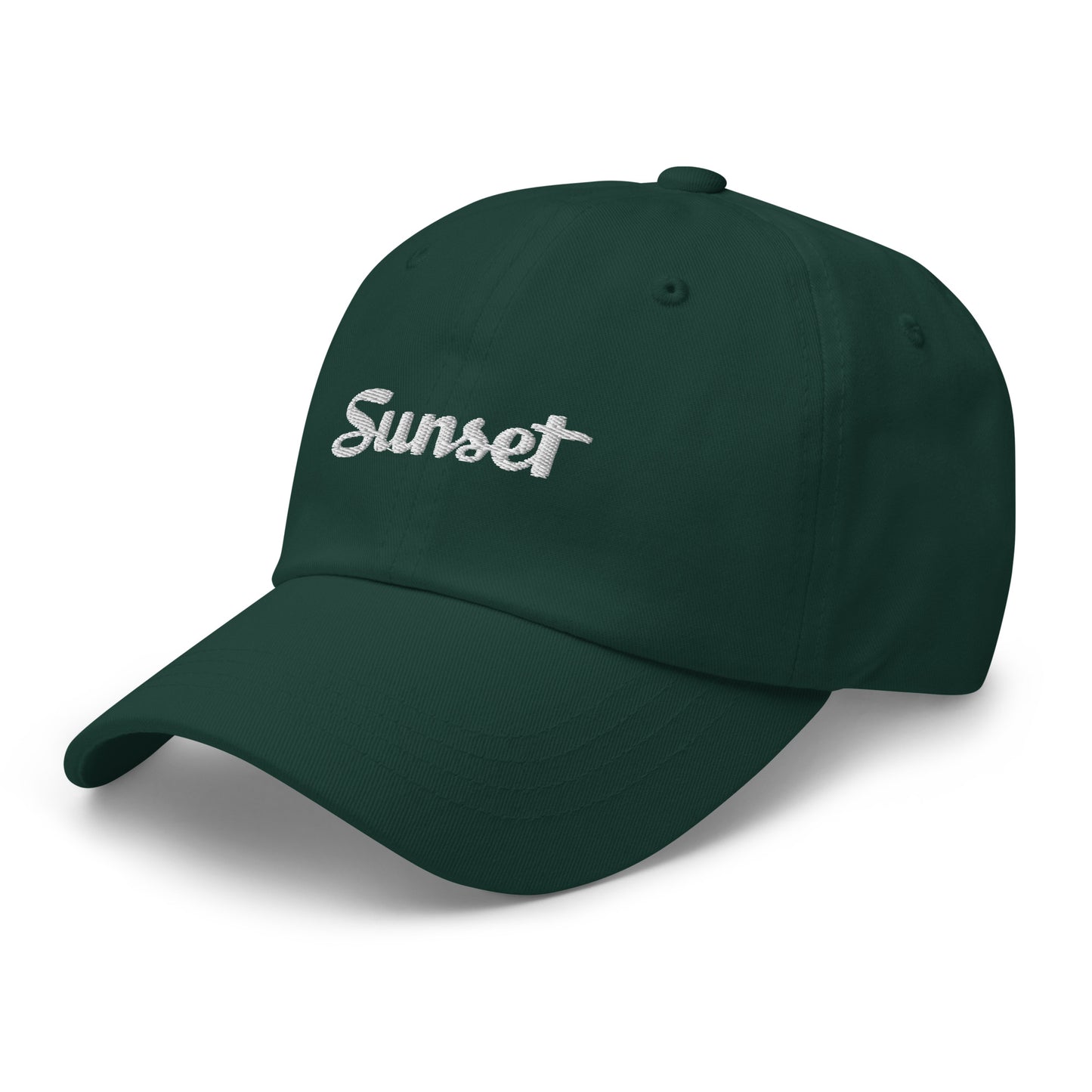 Sunset Green Dad hat
