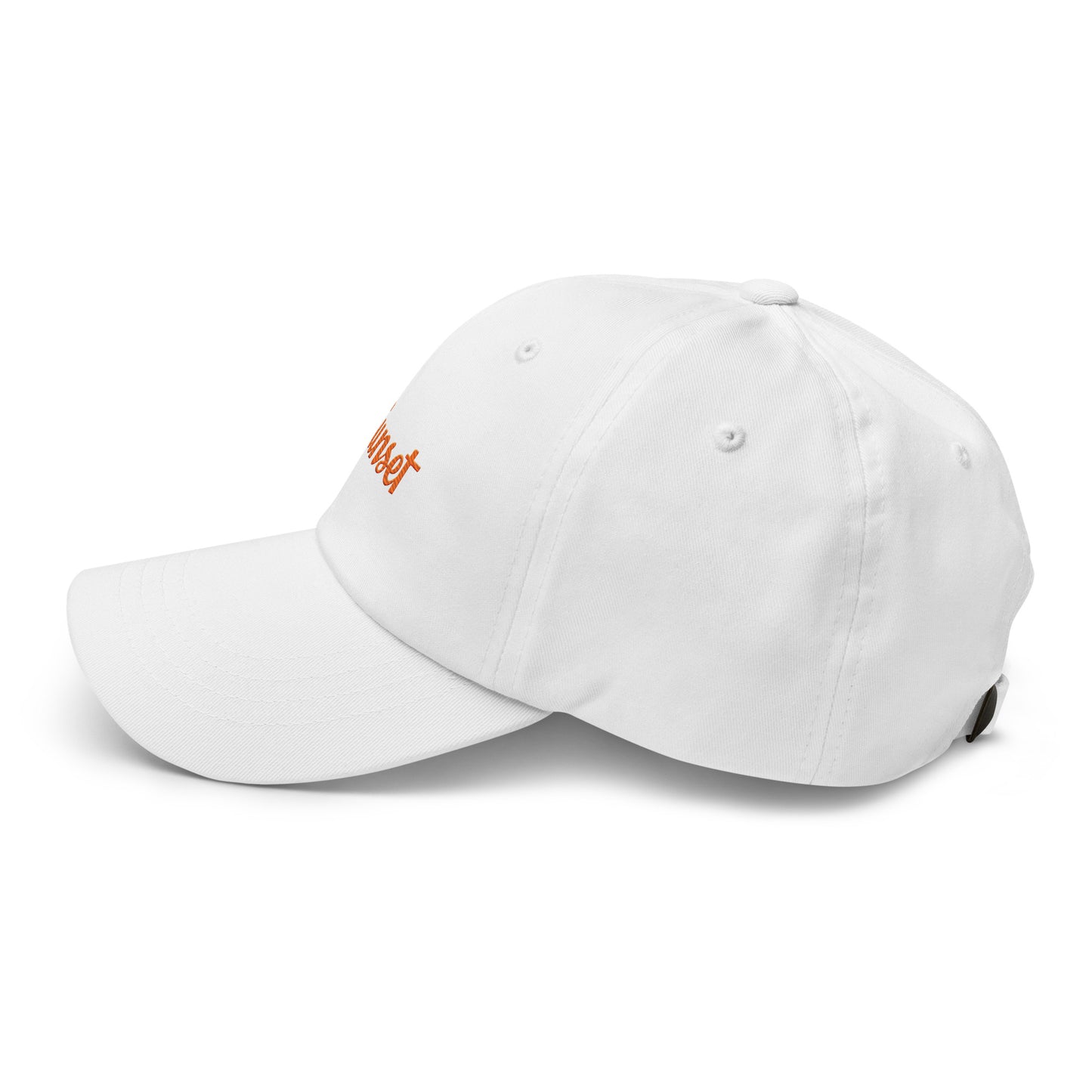 Sunset Orange Dad hat