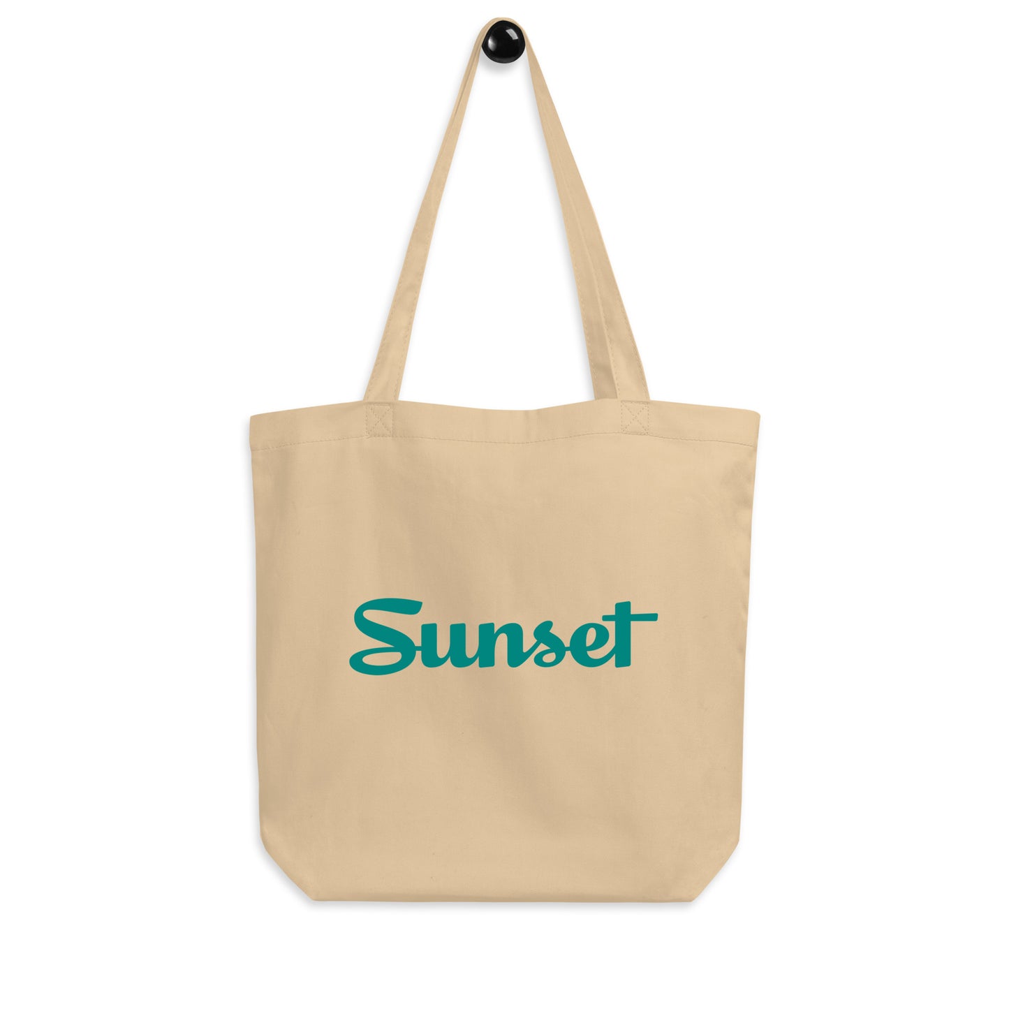 Sunset Teal Eco Tote Bag