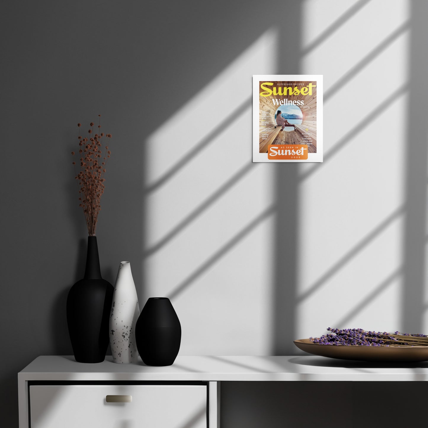 As Seen in Sunset Magazine Feb/March Issue 2025 Metal Print