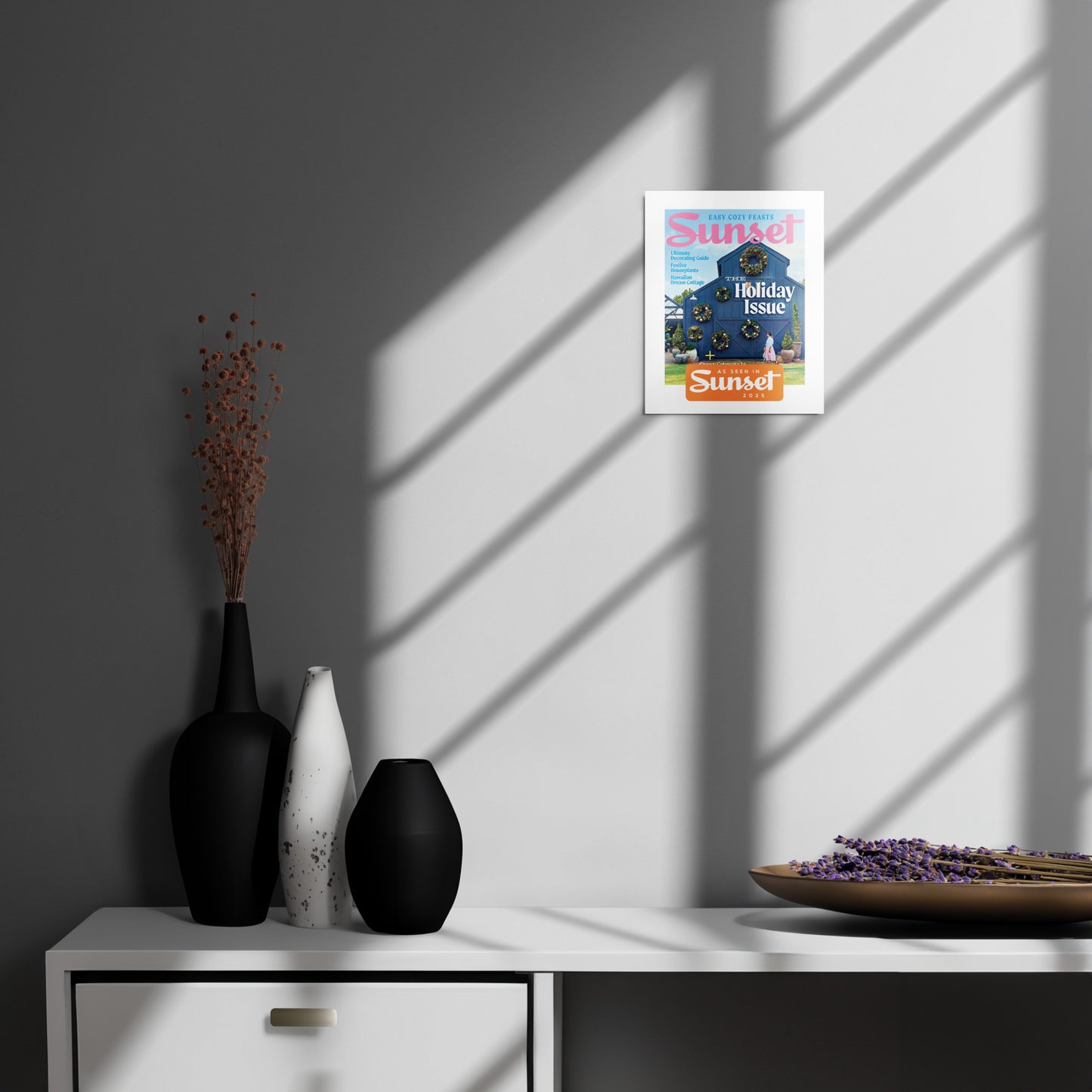 As Seen in Sunset Magazine Dec/Jan Issue 2025 Metal Print