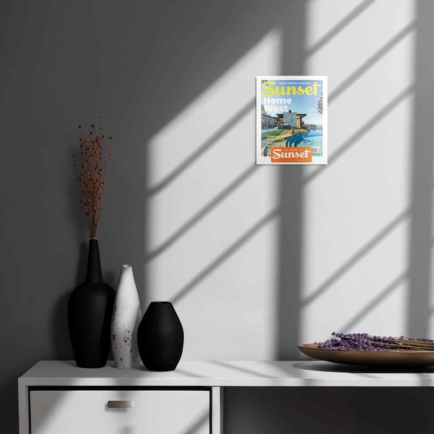 As Seen in Sunset Magazine Apr/May Issue 2024 Metal Print