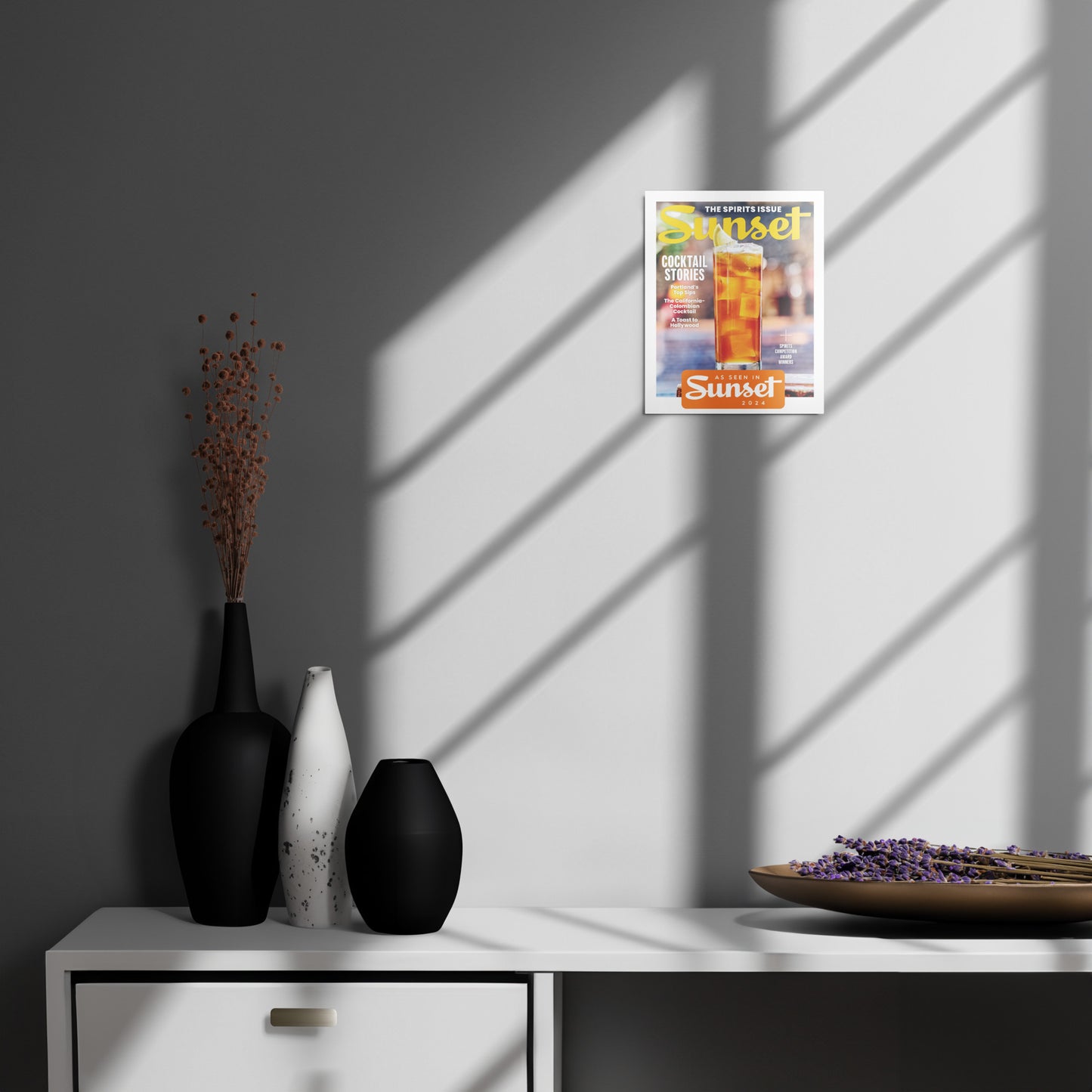 As Seen in Sunset Magazine Spirits Issue 2024 Metal Print