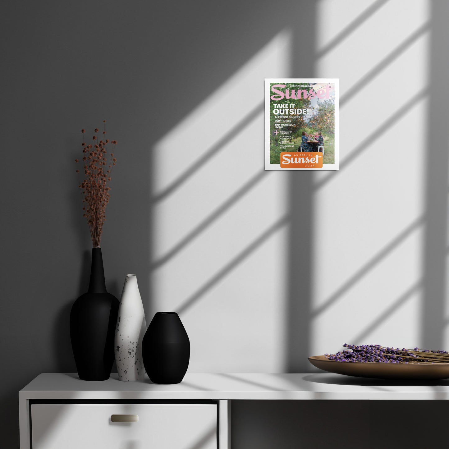As Seen in Sunset Magazine Aug/Sept Issue 2024 Metal Print
