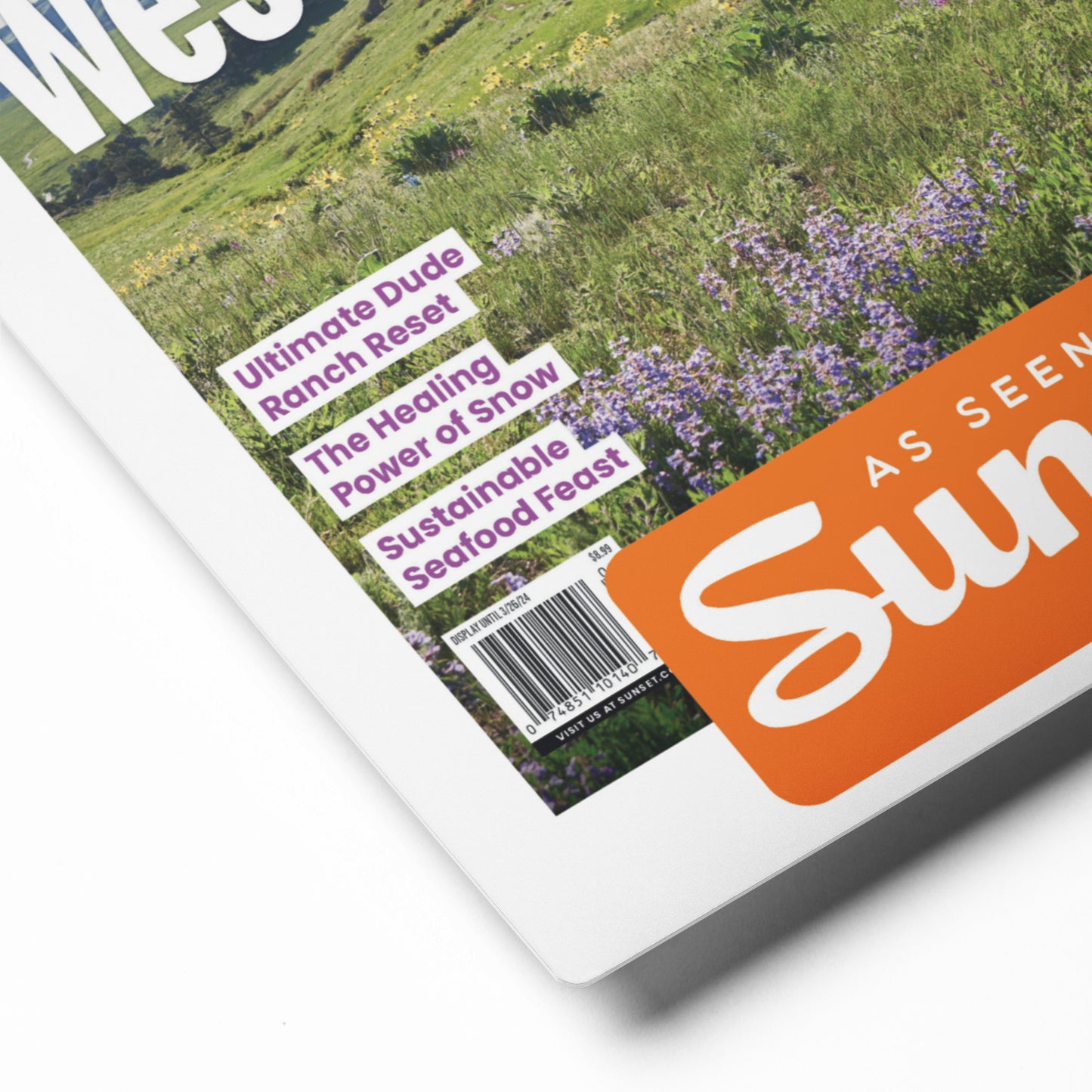As Seen in Sunset Magazine Feb/March Issue 2024 Metal Print