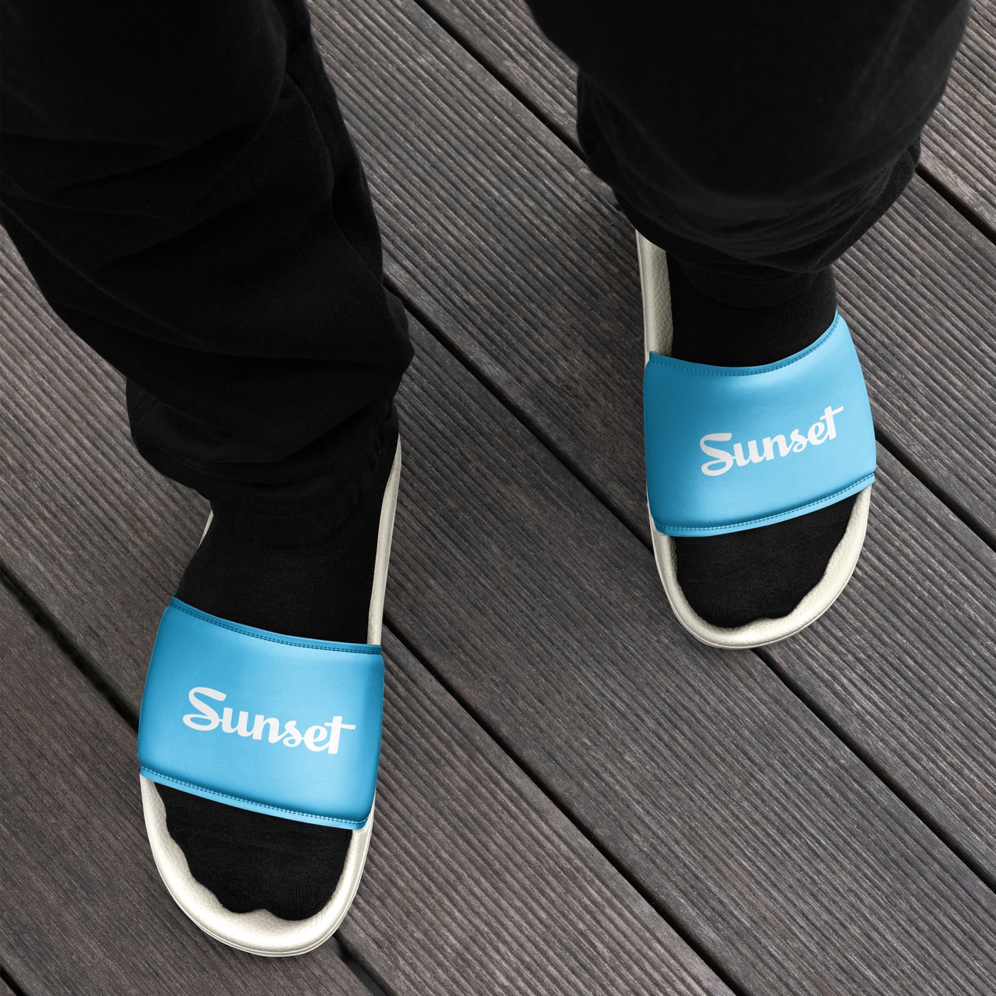 Sunset Blue Men’s slides
