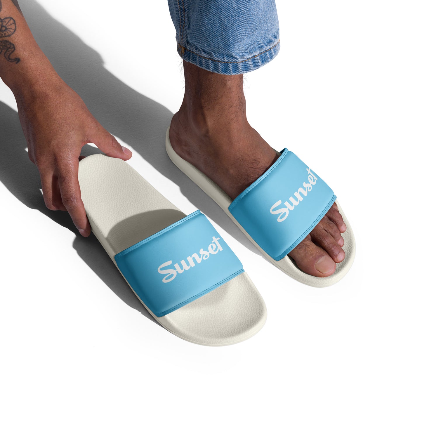 Sunset Blue Men’s slides