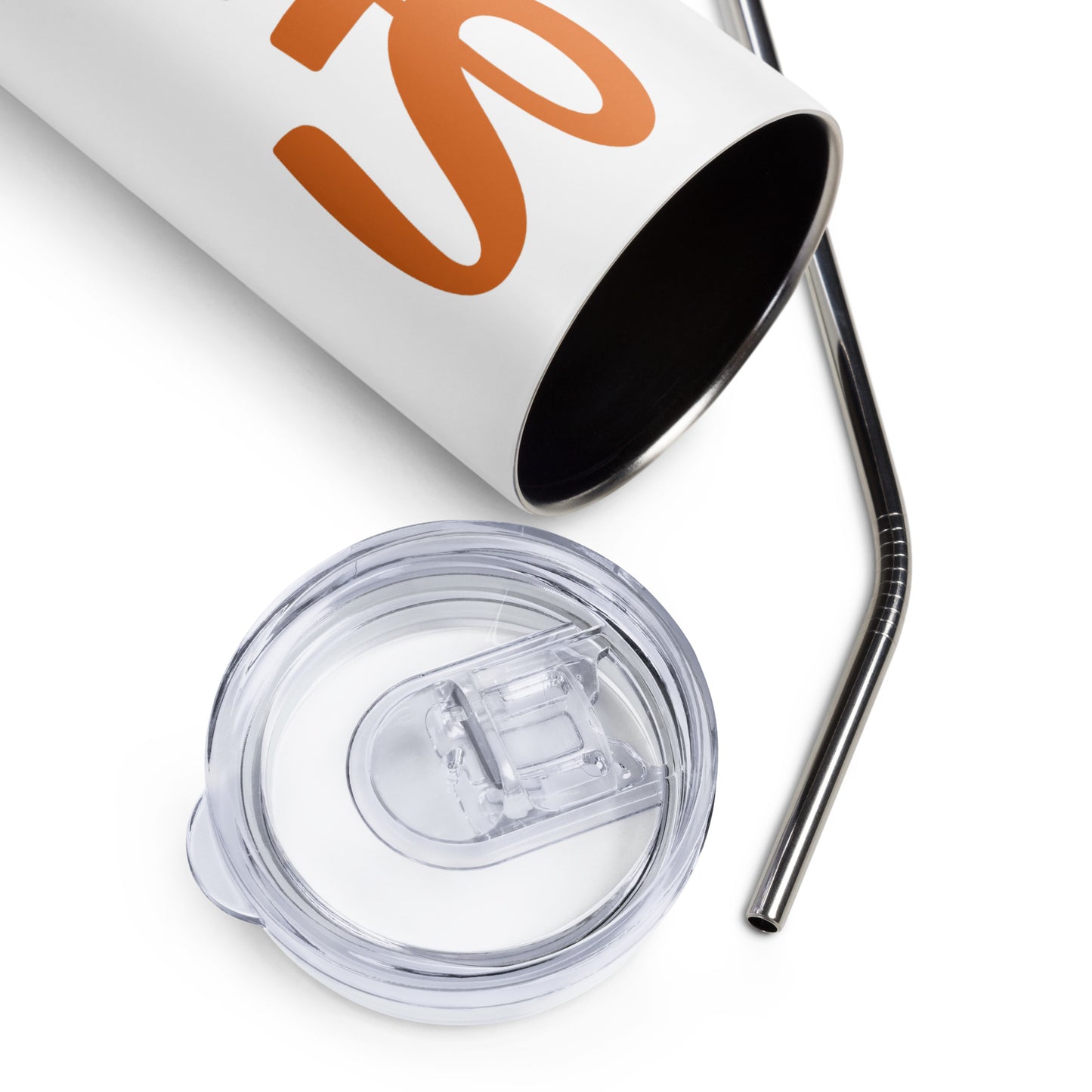 Sunset Orange Stainless steel tumbler