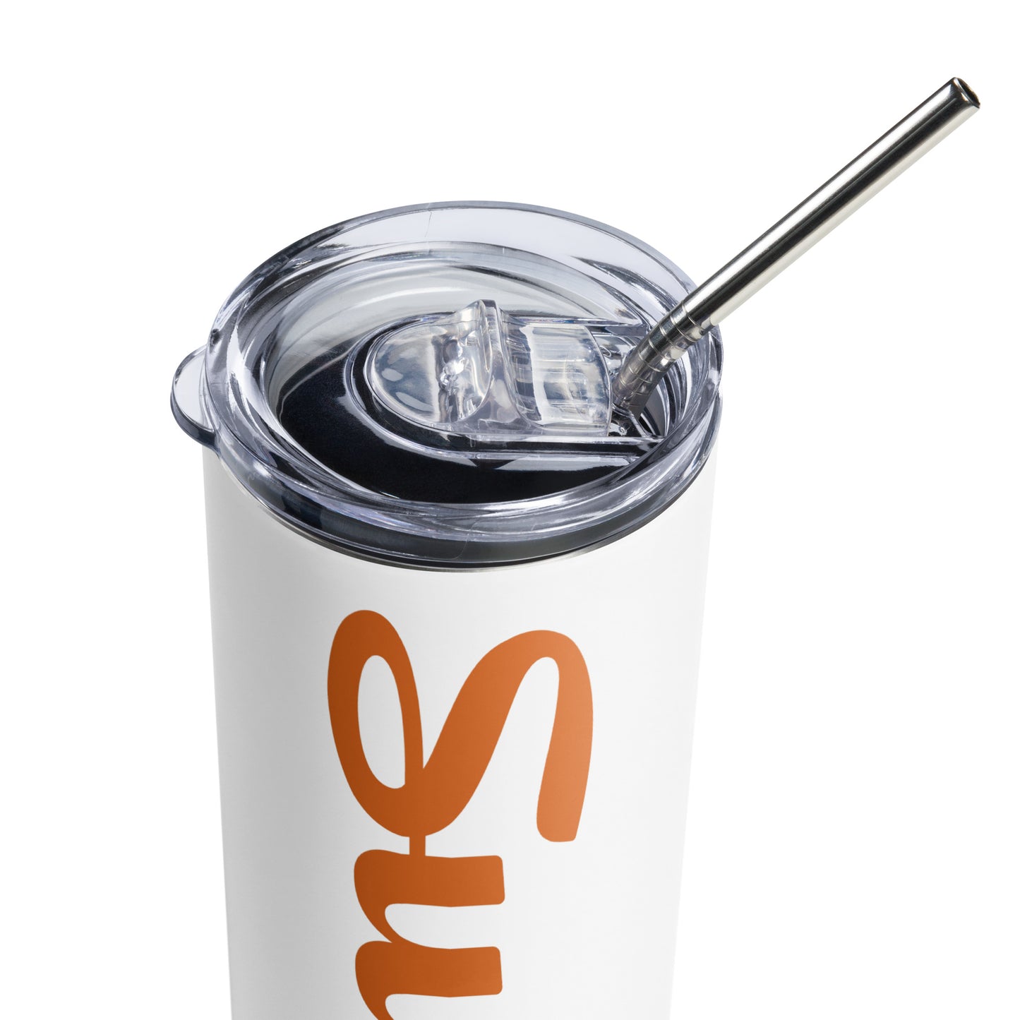 Sunset Orange Stainless steel tumbler