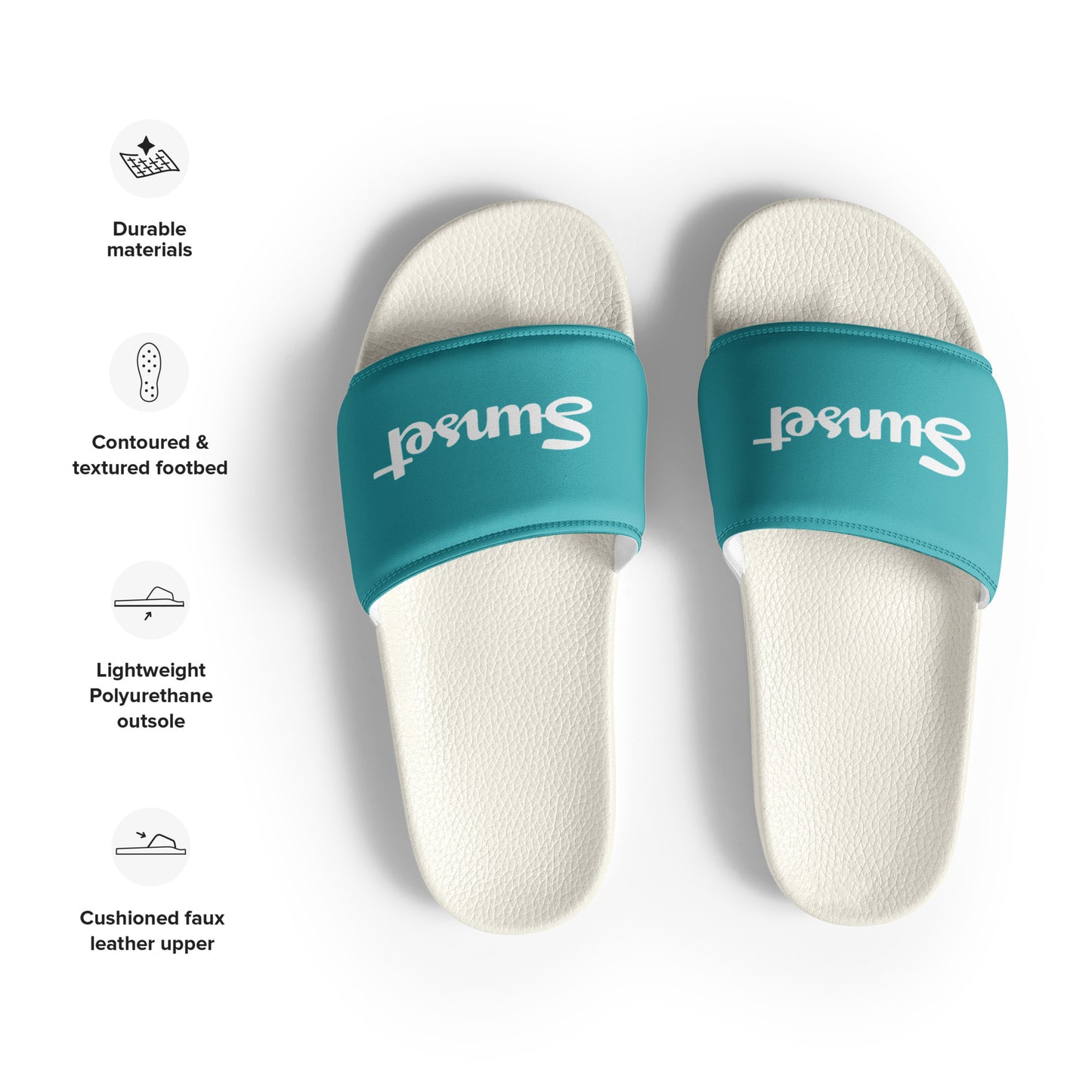 Sunset Teal Women's slides