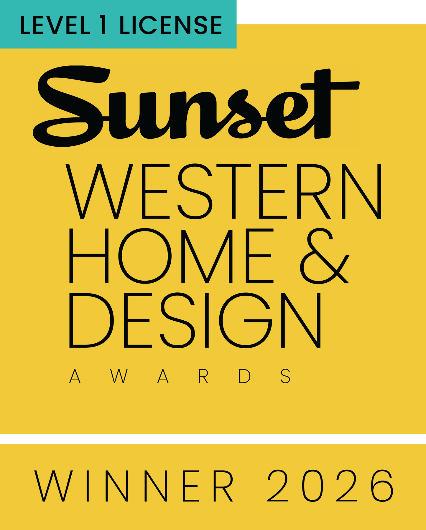 Western Home & Design Awards 2026 Level 1 License: Email Signatures + Website