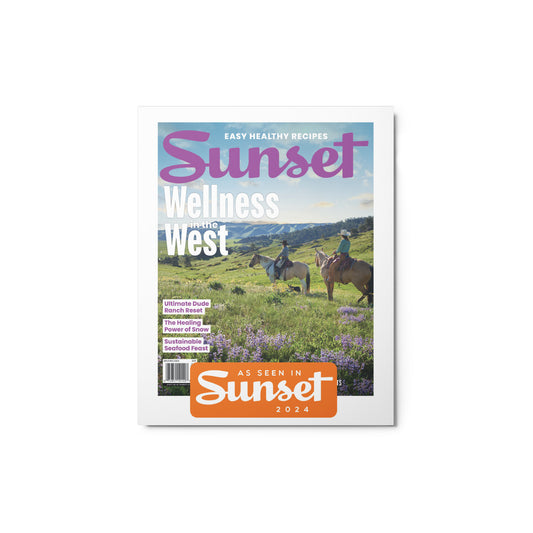 As Seen in Sunset Magazine Feb/March Issue 2024 Metal Print