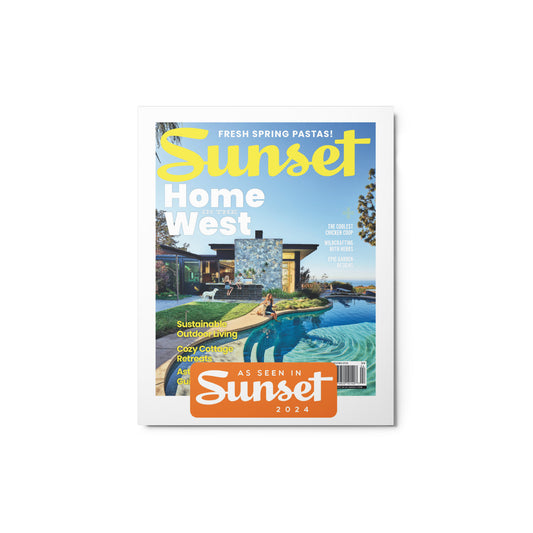 As Seen in Sunset Magazine Apr/May Issue 2024 Metal Print