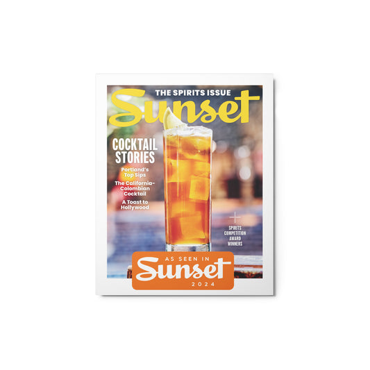 As Seen in Sunset Magazine Spirits Issue 2024 Metal Print