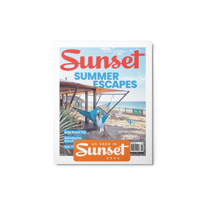 As Seen in Sunset Magazine June/July Issue 2024 Metal Print