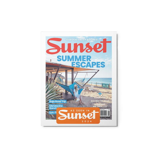 As Seen in Sunset Magazine June/July Issue 2024 Metal Print
