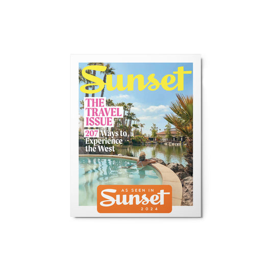 As Seen in Sunset Magazine Oct/Nov Issue 2024 Metal Print
