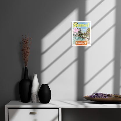 As Seen in Sunset Magazine Oct/Nov Issue 2024 Metal Print