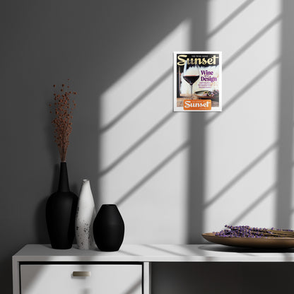 As Seen in Sunset Magazine Wine Issue 2024 Metal Print