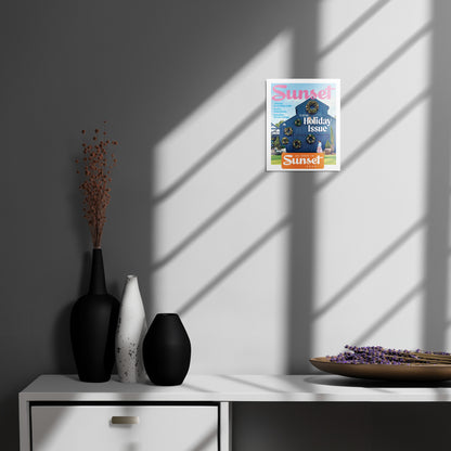 As Seen in Sunset Magazine December Issue 2024 Metal Print