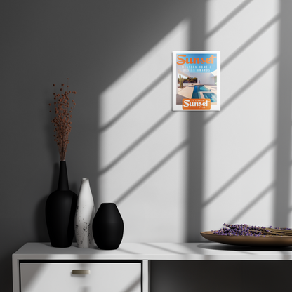 As Seen in Sunset Magazine June/July Issue 2025 Metal Print
