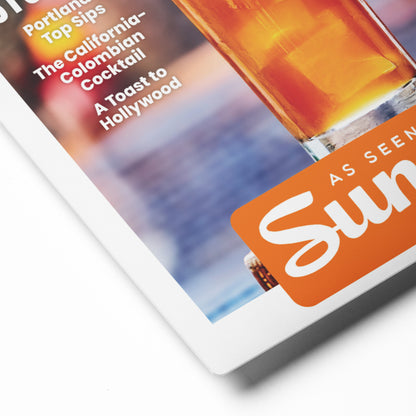 As Seen in Sunset Magazine Spirits Issue 2024 Metal Print