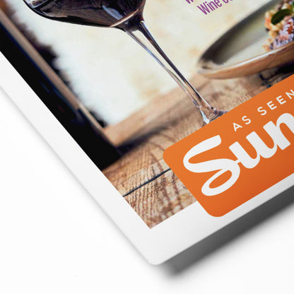 As Seen in Sunset Magazine Wine Issue 2024 Metal Print